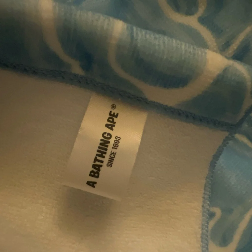 🆕 A BATHING APE ABC SEA SURFACE CAMO BEACH TOWEL 001GDK701025FBLU BAPE